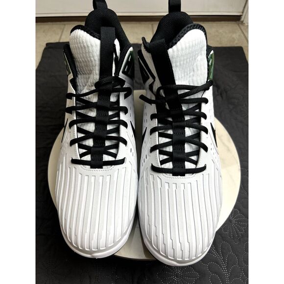 Nike Force Savage Pro 3 Lineman Football Cleats White Black Green Size 14:NWOB